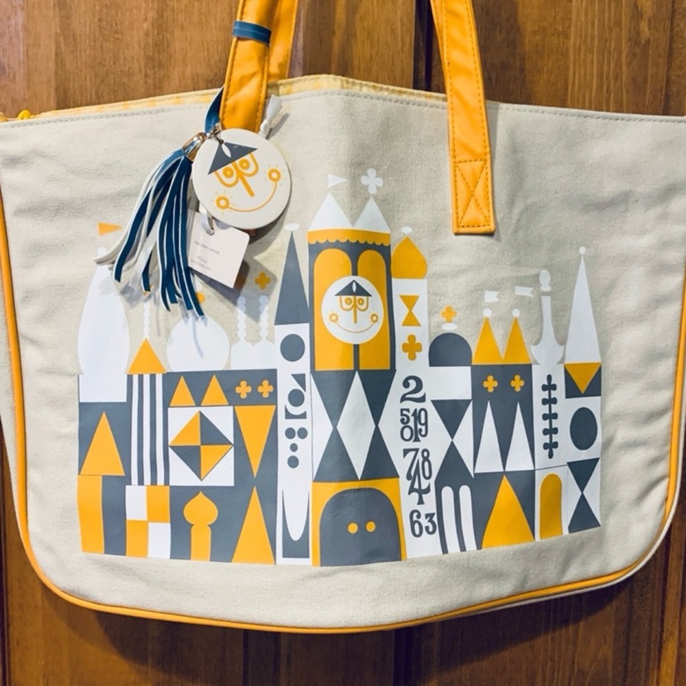 DISNEY x HALLMARK 50th ANNIVERSARY “IT’S A SMALL WORLD” Canvas Tote Bag - Picture 2 of 9